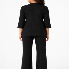 Black Lurex co-ord Set