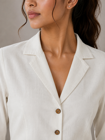 Corporate co-ord set White
