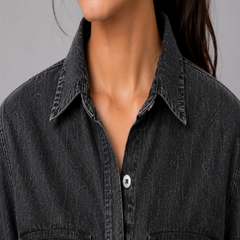 Over Dyed Cotton Dobby Shirt