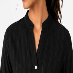 Black Lurex co-ord Set