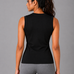Long FlexEdge Gym Tank Black