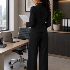 Corporate co-ord set Black
