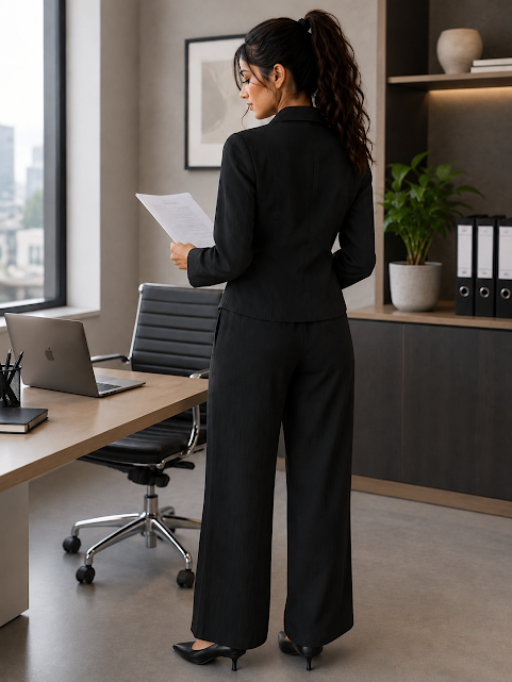 Corporate co-ord set Black