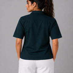 Dark Teal Smart Casual Top