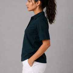 Dark Teal Smart Casual Top