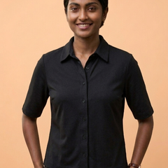 Knitted Shirt Black