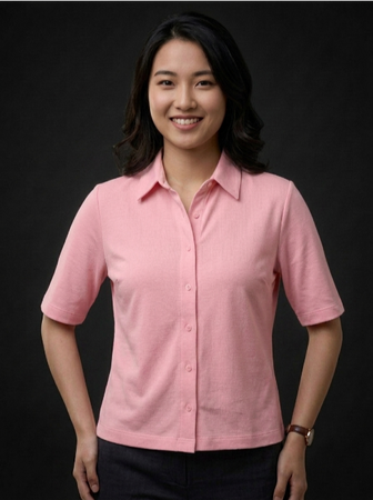 Knitted Shirt Pink
