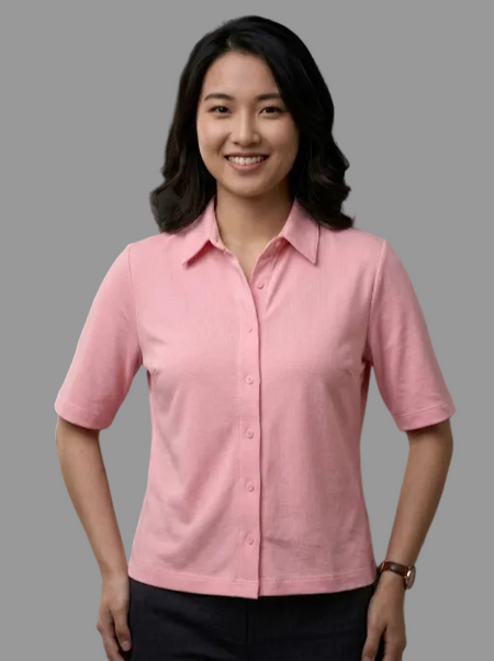 Knitted Shirt Pink