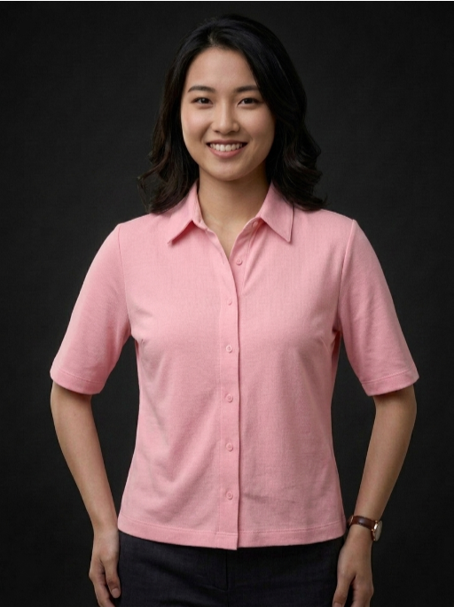 Knitted Shirt Pink