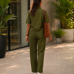 All Day Coord Set Olive