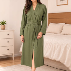 Olive Green Lounge Robe