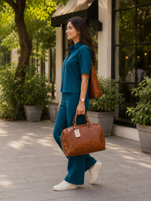 All Day Coord Set Tea Blue