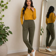 Short  Zippered Shirt Beige