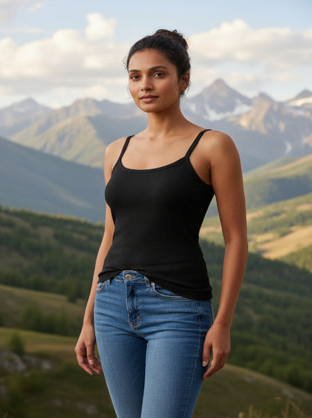 Feather Soft Camisole Black