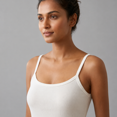 Feather Soft Camisole White