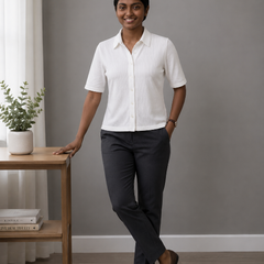 Knitted Shirt White