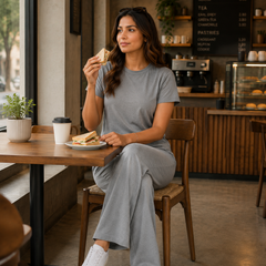 Easy Day Co-ord Set  Grey