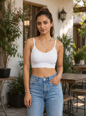 Sports Cami  White