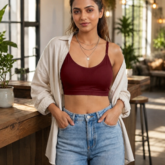 Sports Cami  Burgundy