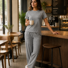 Easy Day Co-ord Set  Grey