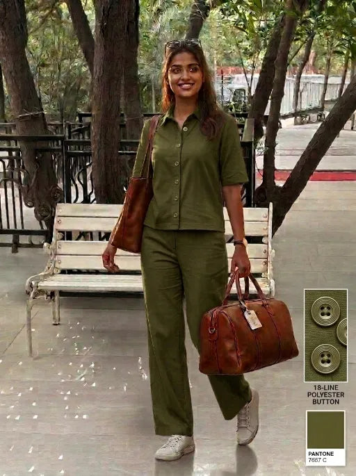 All Day Coord Set Olive