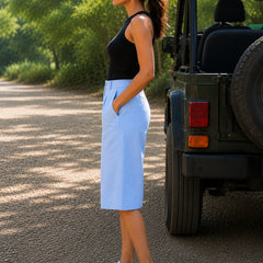 Classic Blue Culottes