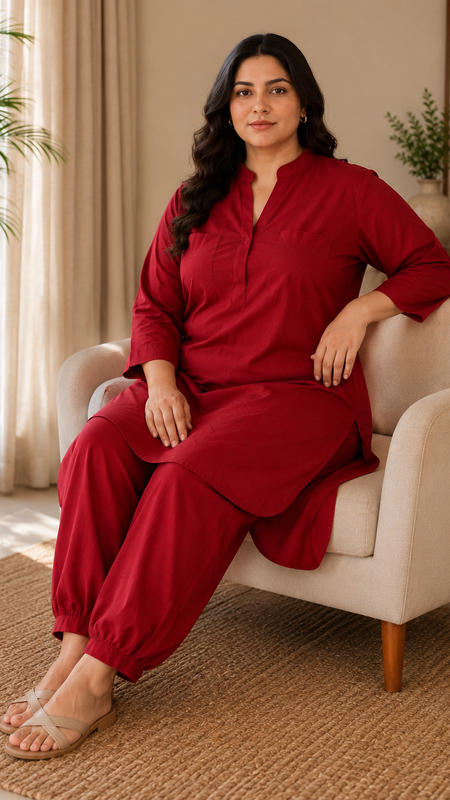 Classic Crimson Co-Ord