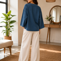 Ocean Mist V-Neck Top