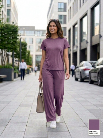 Easy Day Co-ord Set in  Lalic