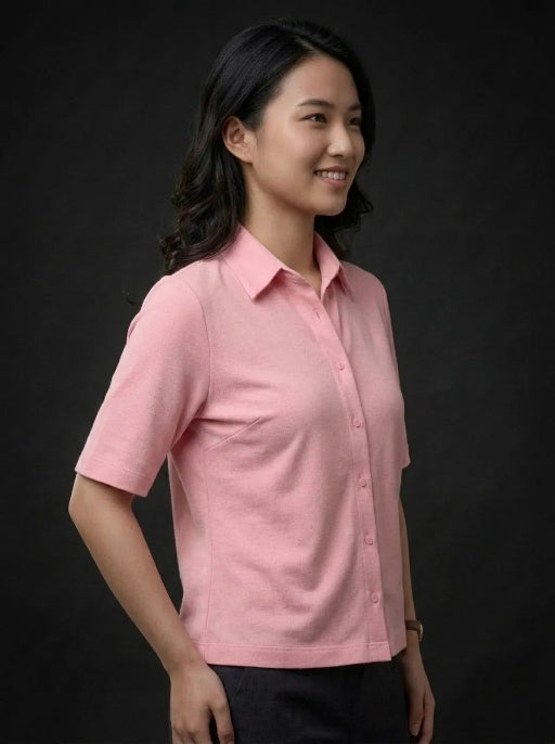 Knitted Shirt Pink