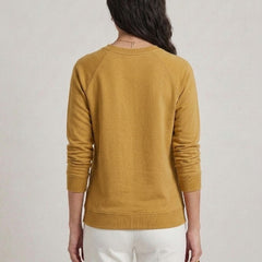T- Shirt Round Neck Elbow Sleeve Beige