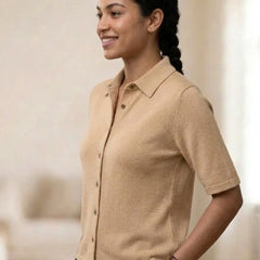 Knitted Shirt Beige