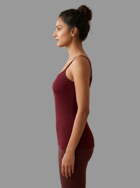 Feather Soft Camisole Burgundy
