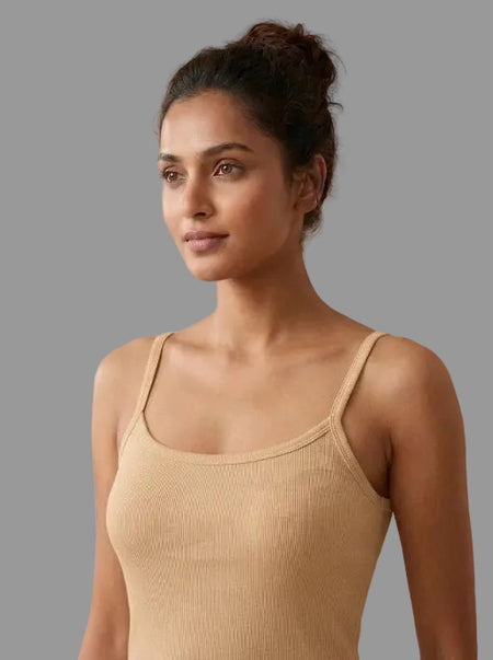 Feather Soft Camisole Beige