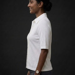 Knitted Shirt White
