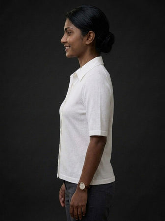 Knitted Shirt White