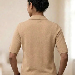 Knitted Shirt Beige