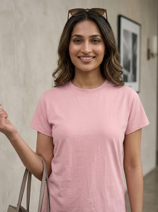 T- Shirt Round Neck Short Sleeve Olive