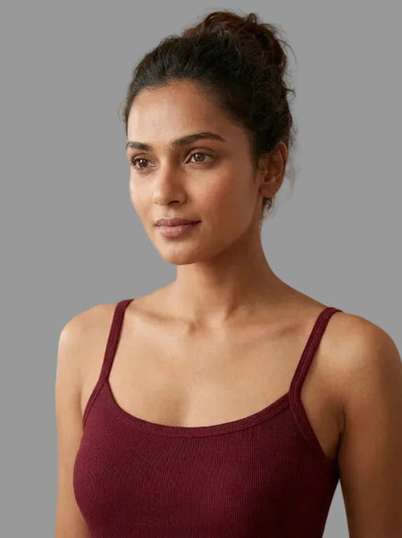Feather Soft Camisole Burgundy