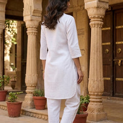 Urban Loom Coord Set-White