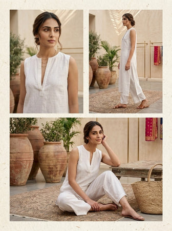 CityEase Coord Set White