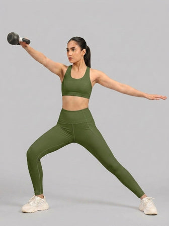 Basic Sports Legging Olive