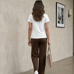 T- Shirt Round Neck Short Sleeve White