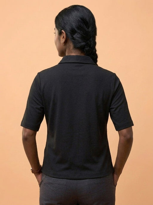 Knitted Shirt Black
