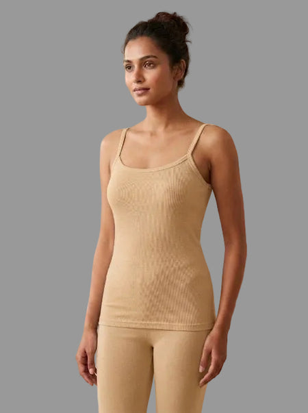 Feather Soft Camisole Beige
