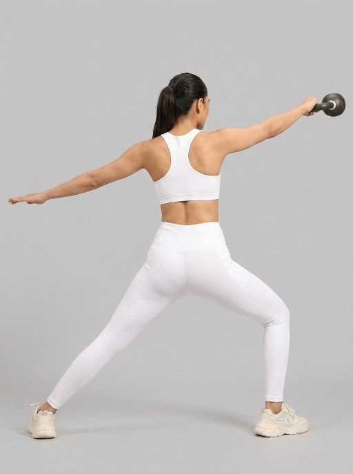 Basic Sports Legging White