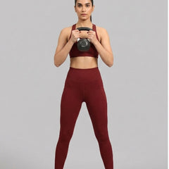 Basic Sports Legging Burgundy