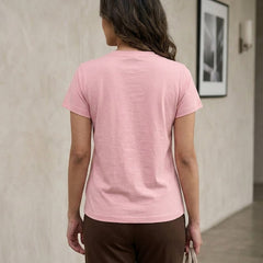 T- Shirt Round Neck Short Sleeve Olive