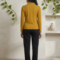 Short  Zippered Shirt Beige
