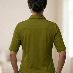 Knitted Shirt Olive
